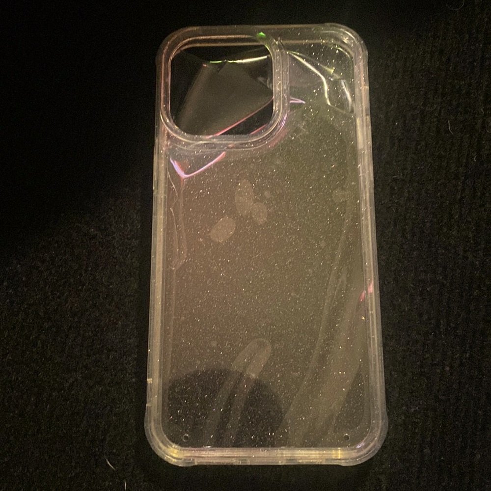 Glitter Clear Case for iPhone 14 13 Pro max